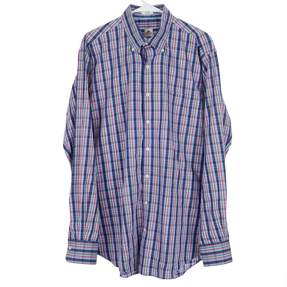 Peter Millar Seaside Finish Cotton Button Down Men's Large